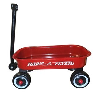 Radio Flyer Little Red‎ Toy Wagon Classic Miniature Kid's Pull Wagon